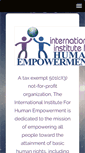Mobile Screenshot of humanempowerment.org